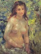 Study Nude in Sunlight 1875 By Pierre Auguste Renoir