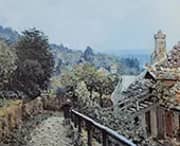 Sentier de la Mi cote Louveciennes 1873 By Alfred Sisley