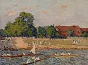 Regatta at Hampton Court 1874 By Alfred Sisley