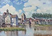 Moret sur Loing 1891 By Alfred Sisley