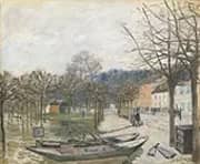 The Floods at Port Marly 1876 By Alfred Sisley