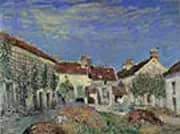 A Farmyard at Sablons 1885 By Alfred Sisley