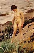 Nude by the Shore 1914 By Anders Zorn