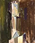 Abstract Head c1930 By Alfred Henry Maurer