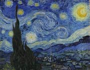 Starry Night 1889 By Vincent van Gogh