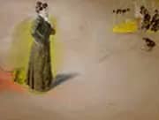 Standing Figure and a Study of a Milliner Shop 1900 By Alfred Henry Maurer