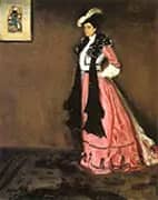 Woman in Pink Portrait of Roselle Fitzpatrick 1902 By Alfred Henry Maurer
