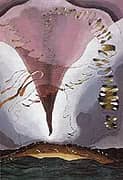 Seagull Motif Violet and Green 1928 By Arthur Dove