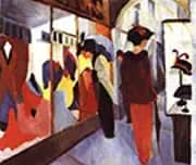 Fashion Shop 1913 By August Macke
