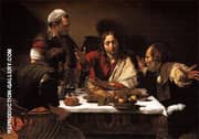 Supper at Emmaus 1601 By Caravaggio