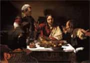Supper at Emmaus 1601 By Caravaggio