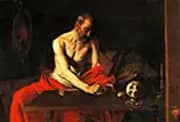 St Jerome c1607 By Caravaggio