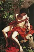 Saint John the Baptist c1598 By Caravaggio