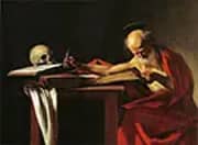 Saint Jerome Writing c1606 By Caravaggio