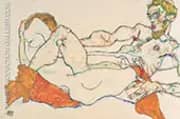 Lovers 1913 2 By Egon Schiele