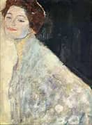 Portrait of a Lady in White c 1917 By Gustav Klimt