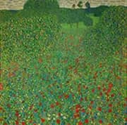 Poppy Field 1907 By Gustav Klimt