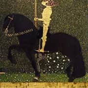 Life is a Struggle the Golden Knight 1903 By Gustav Klimt