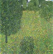 Landscape Garden Meadow in Flower 1906 By Gustav Klimt