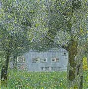 Farmhouse in Upper Austria 1911 By Gustav Klimt