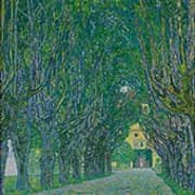 Avenue in Schloss Kammer Park 1912 By Gustav Klimt