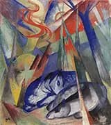 Sleeping Animals 1913 By Franz Marc