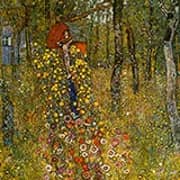 Farm Garden with Crucifix By Gustav Klimt