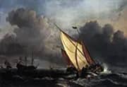 Dutch Fishing Boats in a Storm By Joseph Mallord William Turner