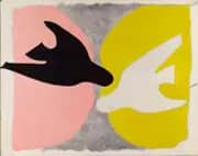 Black Bird and White Bird (L'Oiseau Noir et l'Oiseau Blanc) By Georges Braque