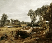 Boat Building near Flatford Mill 1815 By John Constable