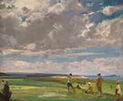 Golf Links at North Berwick By John Lavery