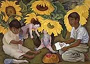 The Sunflowers By Diego Rivera