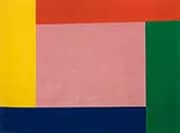 Pink with Border 1967 By Jack Bush