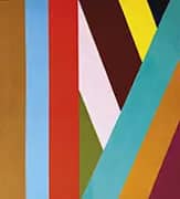 3 Columns - 8 Slants 1967 By Jack Bush
