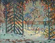 The Pergola Under Snow 1916 By Robert Antoine Pinchon