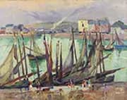 Vue du Treport By Robert Antoine Pinchon