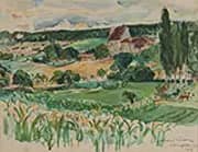 Paysage de Dordogne 1947 By Emile Othon Friesz