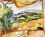 Landscape from the Terrace By Emile Othon Friesz