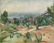 Paysage De Cassis By Emile Othon Friesz