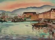 Port de Toulon c1926-29 By Emile Othon Friesz