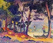 A Pine Wood Provence By Henri Edmond Cross