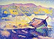 The Blue Boat By Henri Edmond Cross