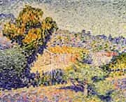 The Pink House By Henri Edmond Cross