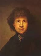 Self Portrait c1630-1699 By Rembrandt Van Rijn