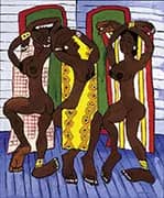 Three Dancers By William H Johnson