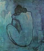 Blue Nude 1902 By Pablo Picasso
