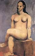 Seated Nude with Crossed Legs 1906 By Pablo Picasso