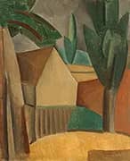House in a Garden 1908 By Pablo Picasso