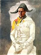 Seated Harlequin The Painter Jacinto Salvado 1923 By Pablo Picasso