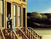Sunlight on Brownstones 1956 By Edward Hopper